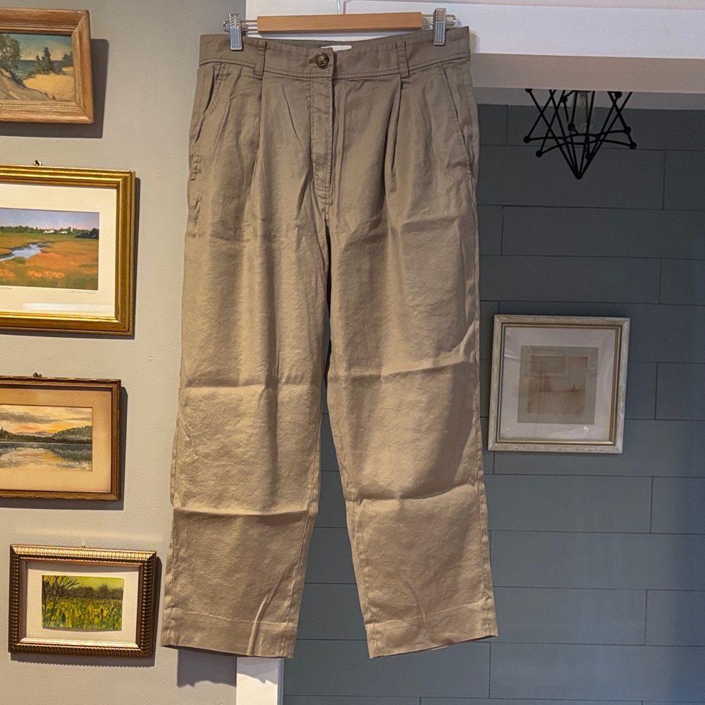 The Reset R Label Slouchy Linen Blend Trouser Men’s‎ size Medium in Tan